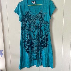 sure brand homemade flowy dress